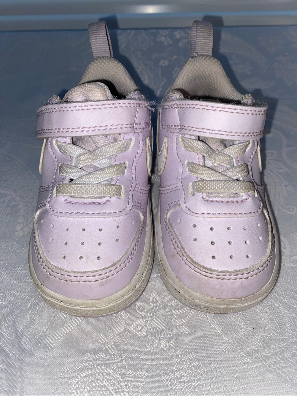 Nike Court Borough Low Toddler Girl Sneakers Pink/White Size 5C
